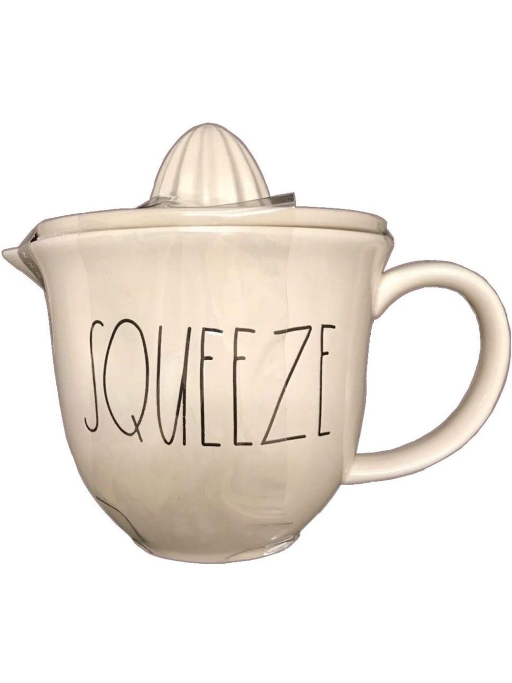 Rae Dunn LL "SQUEEZE" Ceramic Juicer
